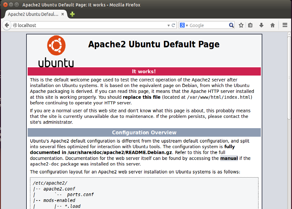 Index html var. Установка Apache на Linux. Apache II. Apache Server. General Base - Apache.